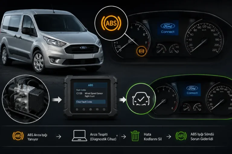 Ford Connect ABS lambasi sondurme